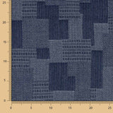 Denim Jacquard Patch Azules - Ribes y Casals