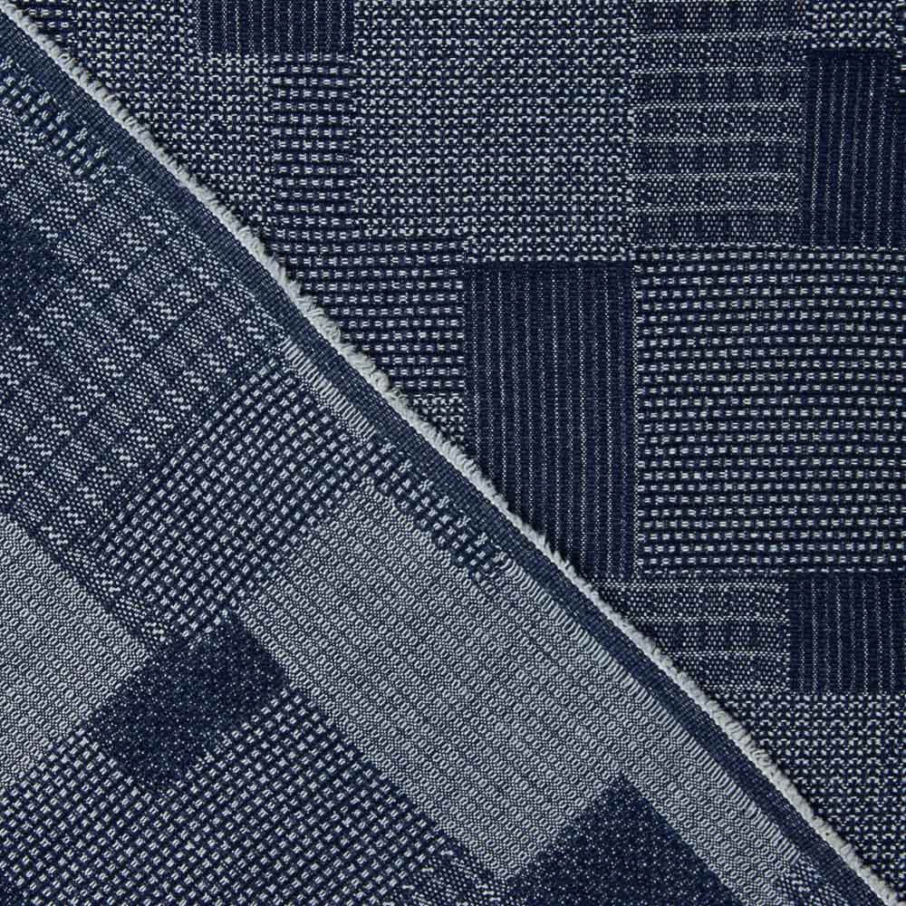 Denim Jacquard Patch Azules - Ribes y Casals