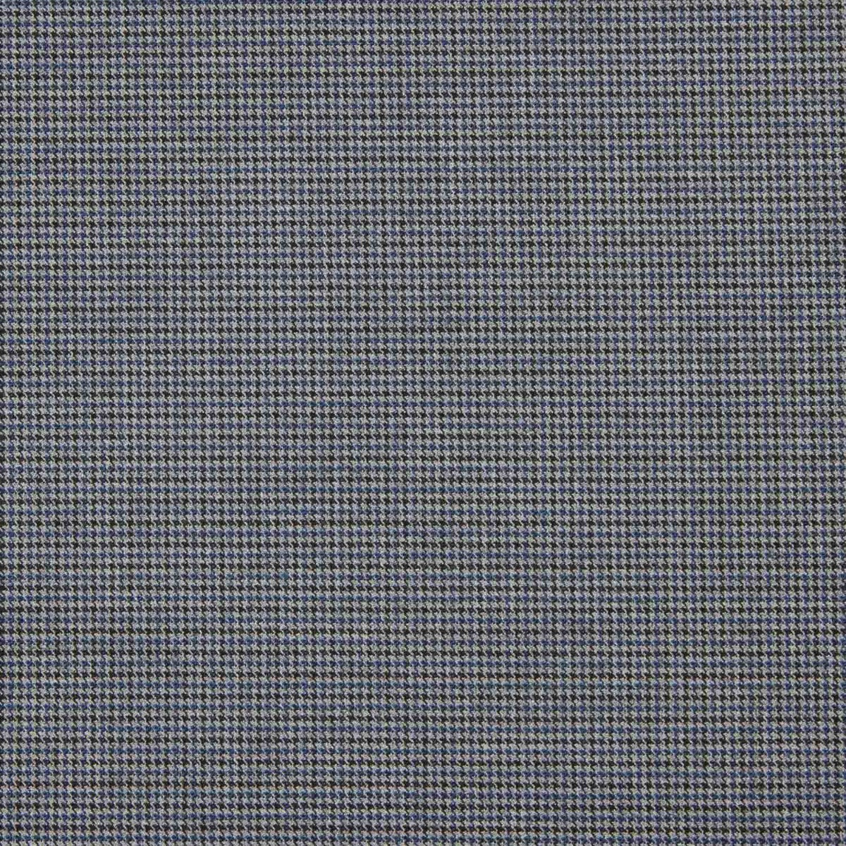 Retal Pata de Gallo Elástico Azul Gris 160x140 cms - Ribes y Casals