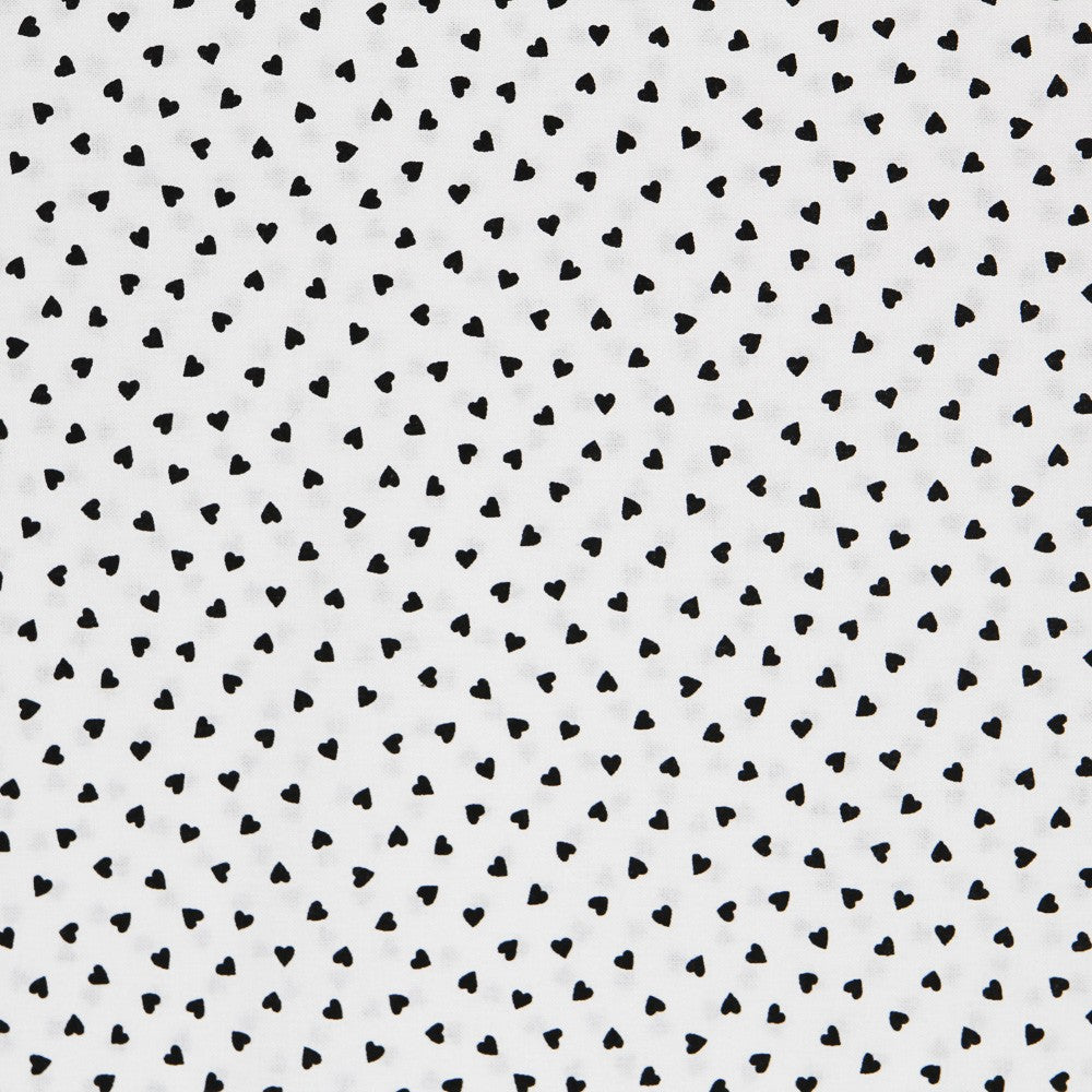 Patchwork Corazones Negra 3mm - Ribes y Casals