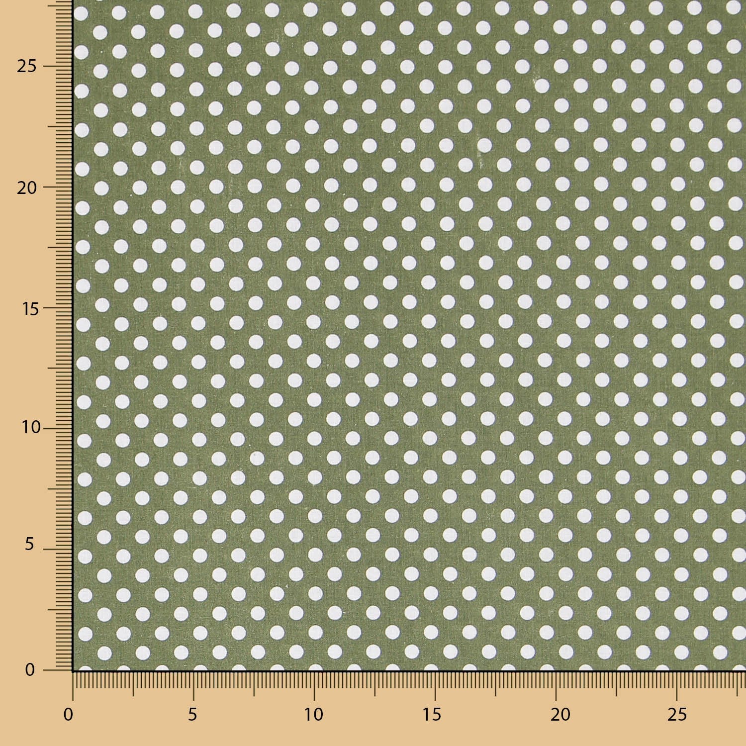 Patchwork Lunares Verde 5mm - Ribes y Casals