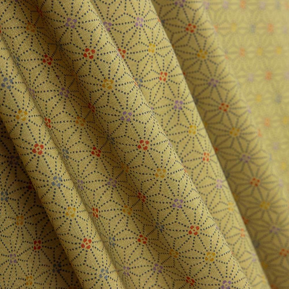 Patchwork Algodón Estrellas Doré 3D - Ribes y Casals