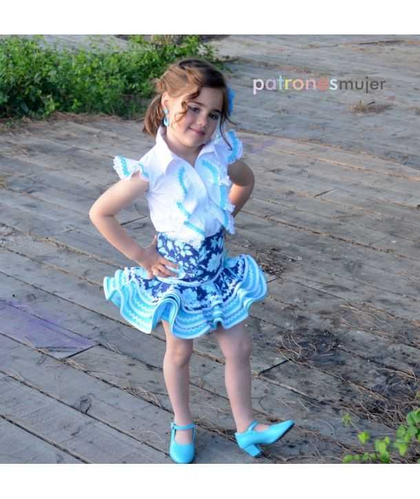 Patrón Conjunto Flamenco Infantil - Ribes y Casals