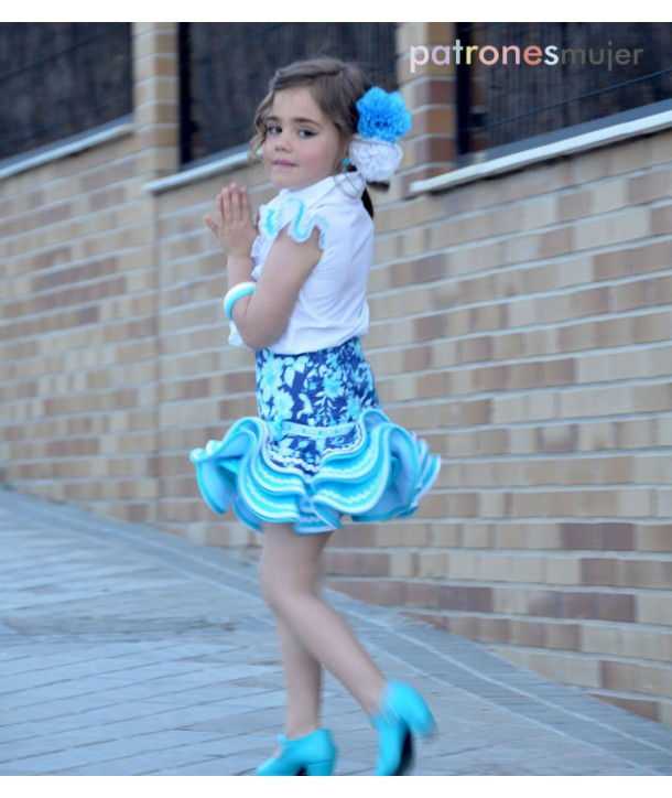 Patrón Conjunto Flamenco Infantil - Ribes y Casals