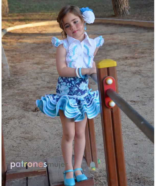 Patrón Conjunto Flamenco Infantil - Ribes y Casals