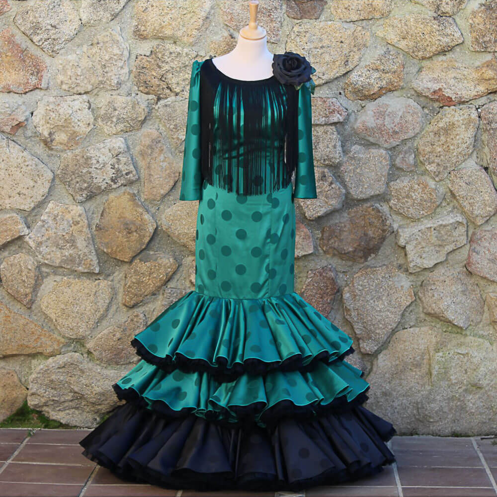 Patrón Flamenca Adulto con Tres Volantes - Ribes y Casals