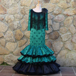 Patrón Flamenca Adulto con Tres Volantes - Ribes y Casals
