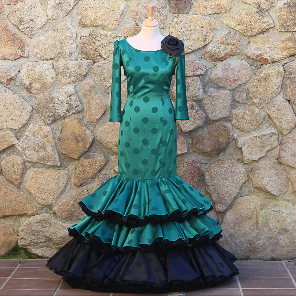 Patrón Flamenca Adulto con Tres Volantes - Ribes y Casals