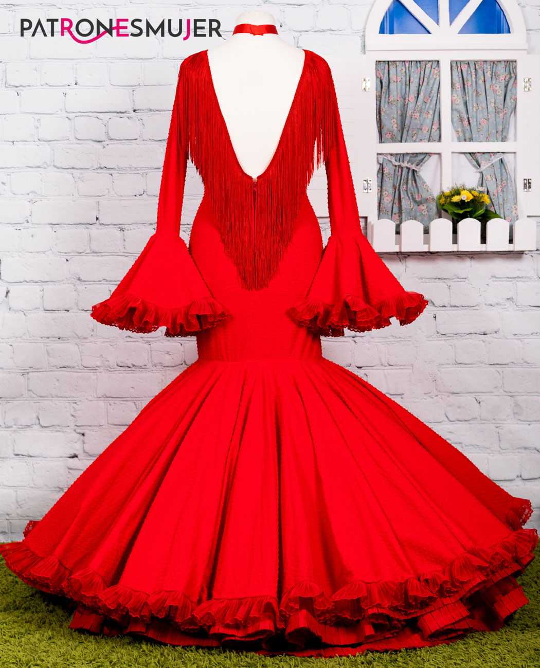 Patrón Flamenca Adulto Clavel - Ribes y Casals