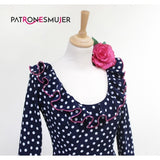 Patrón Flamenca de Nejas de Vuelo - Ribes y Casals