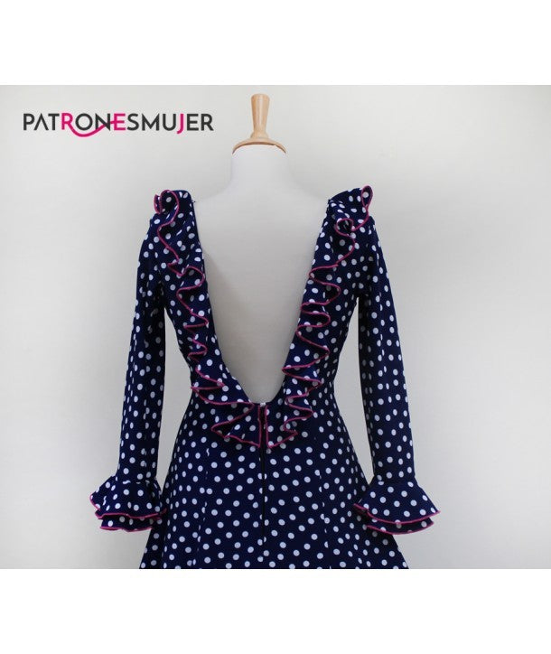 Patrón Flamenca de Nejas de Vuelo - Ribes y Casals