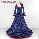 Patrón Flamenca de Nejas de Vuelo - Ribes y Casals