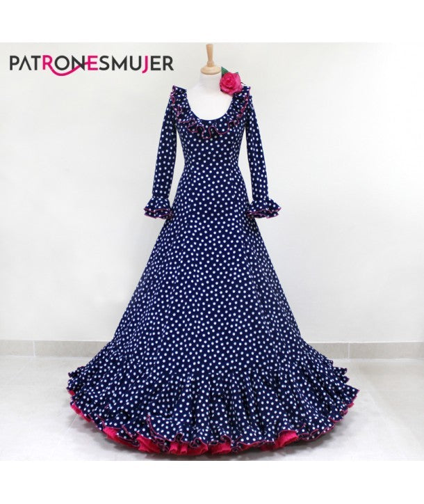 Patrón Flamenca de Nejas de Vuelo - Ribes y Casals