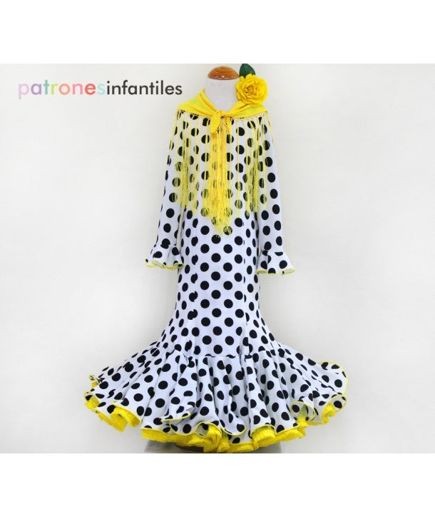 Patrón Flamenca Infantil de Nejas - Ribes y Casals