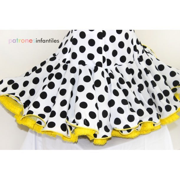 Patrón Flamenca Infantil de Nejas - Ribes y Casals