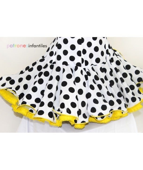 Patrón Flamenca Infantil de Nejas - Ribes y Casals