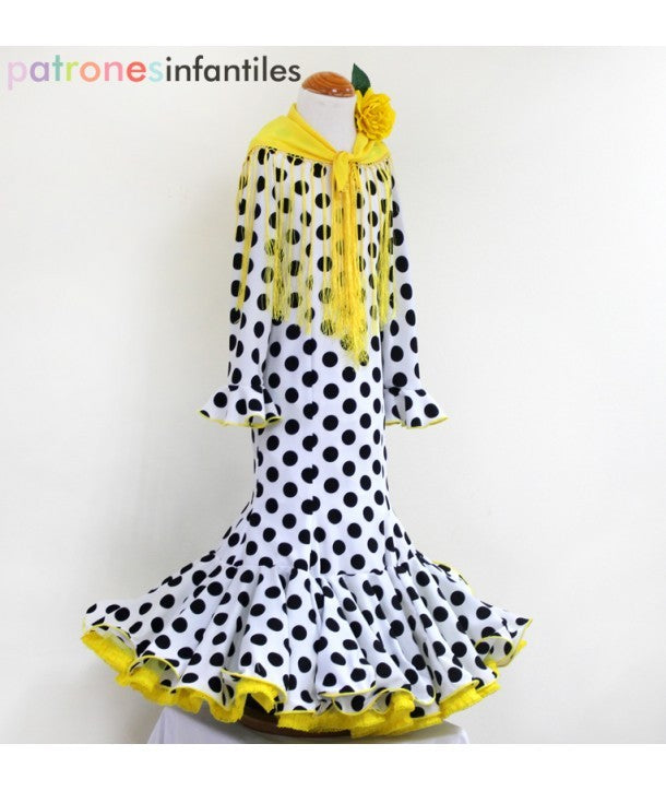 Patrón Flamenca Infantil de Nejas - Ribes y Casals