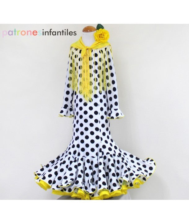 Patrón Flamenca Infantil de Nejas - Ribes y Casals