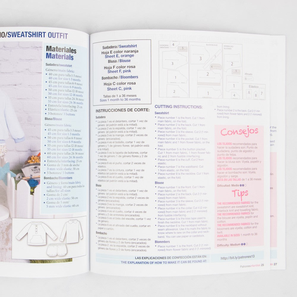 Patrones Infantiles nº13 Especial Bebé - Ribes y Casals