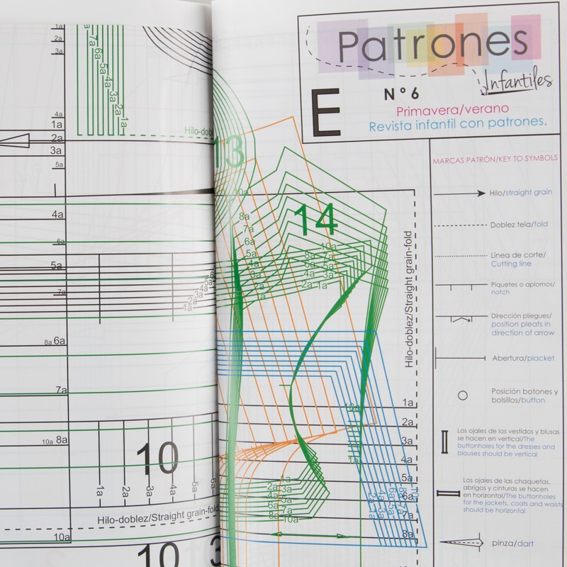 Patrones Moda Infantil Nº 6 - Ribes y Casals