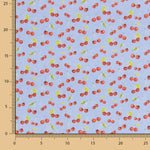 Patchwork Algodón Cereza Azul Claro - Ribes y Casals