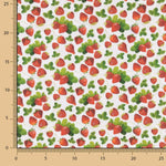 Patchwork Algodón Fresas Blanco - Ribes y Casals