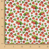 Patchwork Algodón Fresas Blanco - Ribes y Casals