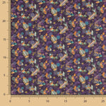 Patchwork Algodón Pez Morado - Ribes y Casals