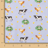 Patchwork Algodón Vichy Granja Claro - Ribes y Casals