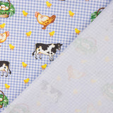 Patchwork Algodón Vichy Granja Claro - Ribes y Casals