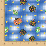 Patchwork Algodón Vichy Granja Oscuro - Ribes y Casals