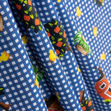 Patchwork Algodón Vichy Granja Oscuro - Ribes y Casals