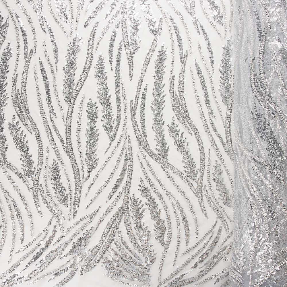 Pedrería Ondas Plateado - Ribes y Casals