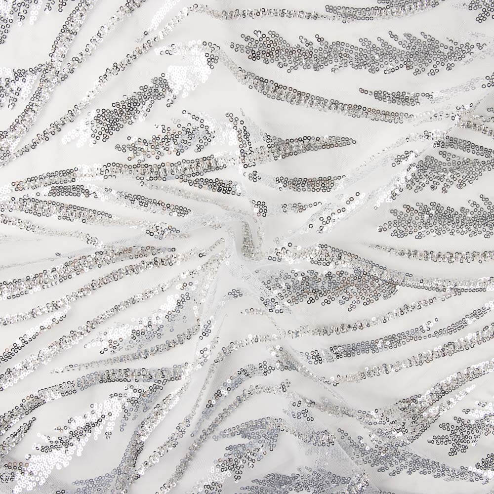 Pedrería Ondas Plateado - Ribes y Casals