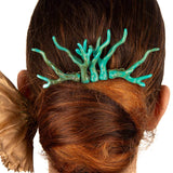 Peineta Flamenco Corales Turquesa - Ribes y Casals