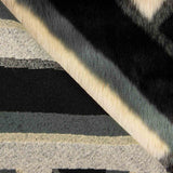 Pelo Estampado Rayas Zigzag - Ribes y Casals