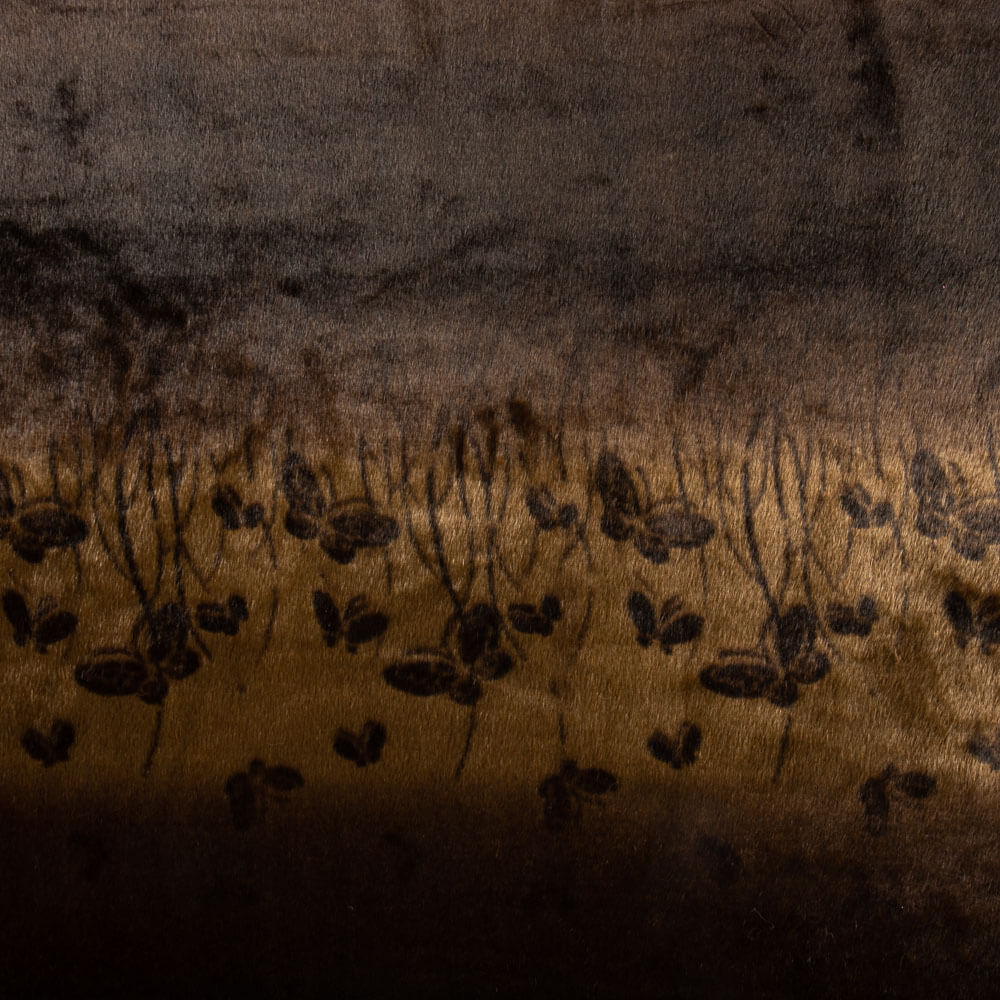 Pelo sintético Mariposa Marrón/Negro - Ribes y Casals