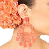 Pendientes Flamencos Color Mango - Ribes y Casals