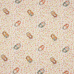 Percal Estampada Matrioskas y Flores - Ribes y Casals