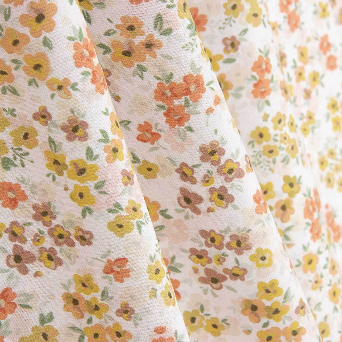 Percal Estampado Floral Cálido - Ribes y Casals