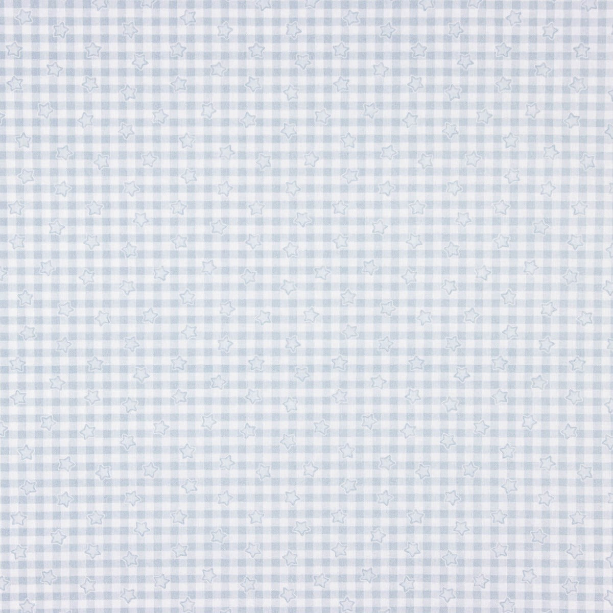 Percal Infantil Cuadros Vichy y Estrellas - Ribes y Casals