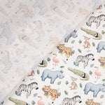 Percal Estampado Safari Salvaje Multicolor - Ribes y Casals