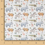 Percal Estampado Safari Salvaje Multicolor - Ribes y Casals