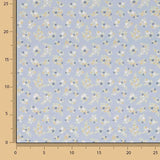 Percal Estampado Dulce Pradera Azul - Ribes y Casals