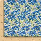 Percal Estampado Jardín Azul Klein - Ribes y Casals