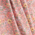 Percal Estampado Jardín Silvestre Coral - Ribes y Casals