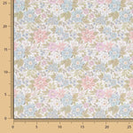Percal Estampado Jardín Romántico Pastel - Ribes y Casals