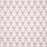 Percal Estampado Hojas Geométricas Coral - Ribes y Casals