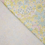 Percal Estampado Jardín de Versalles Amarillo Pastel - Ribes y Casals