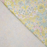 Percal Estampado Jardín de Versalles Amarillo Pastel - Ribes y Casals